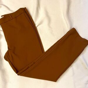 Mango stretch brown pants size 10